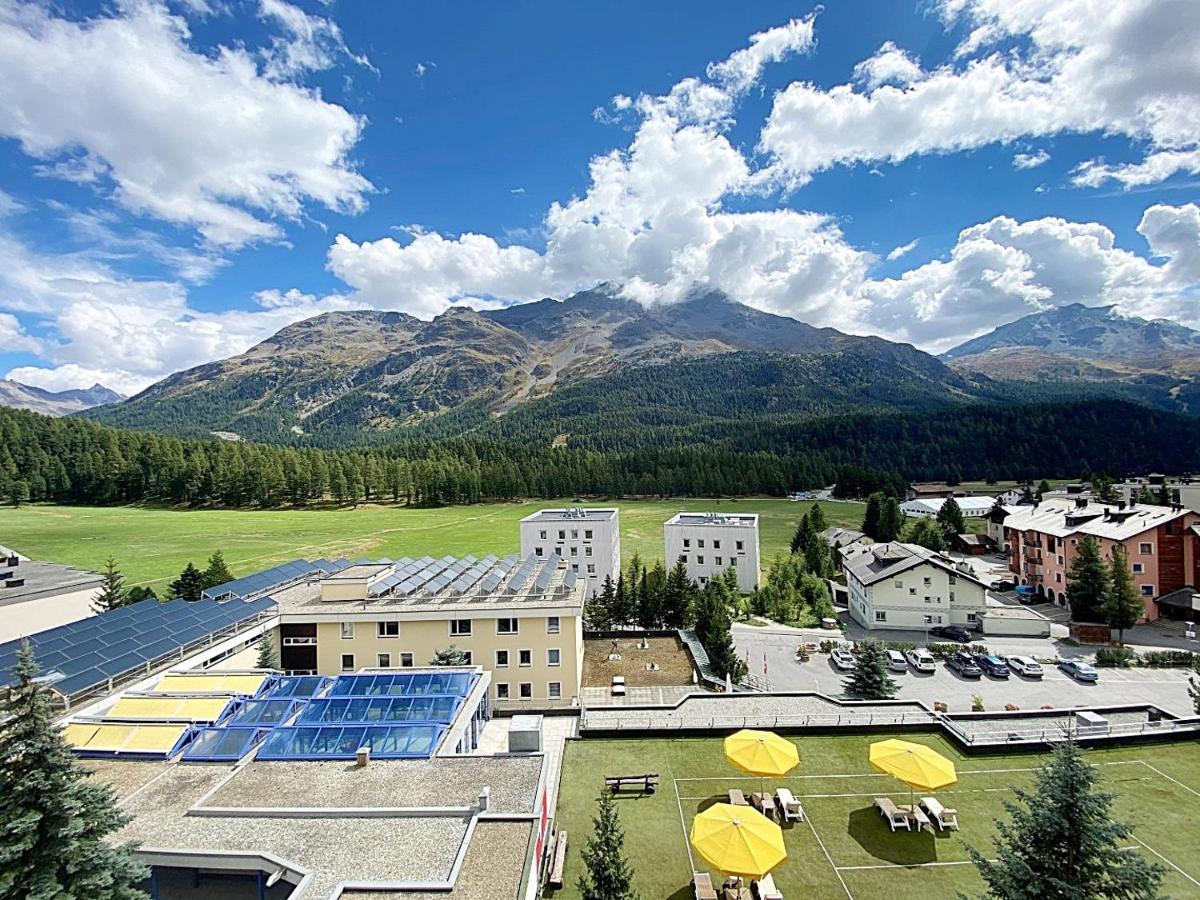 42M2 Alpenschick Mit Balkon, Ausblick, Pool - E405 Daire Saint-Moritz Dış mekan fotoğraf