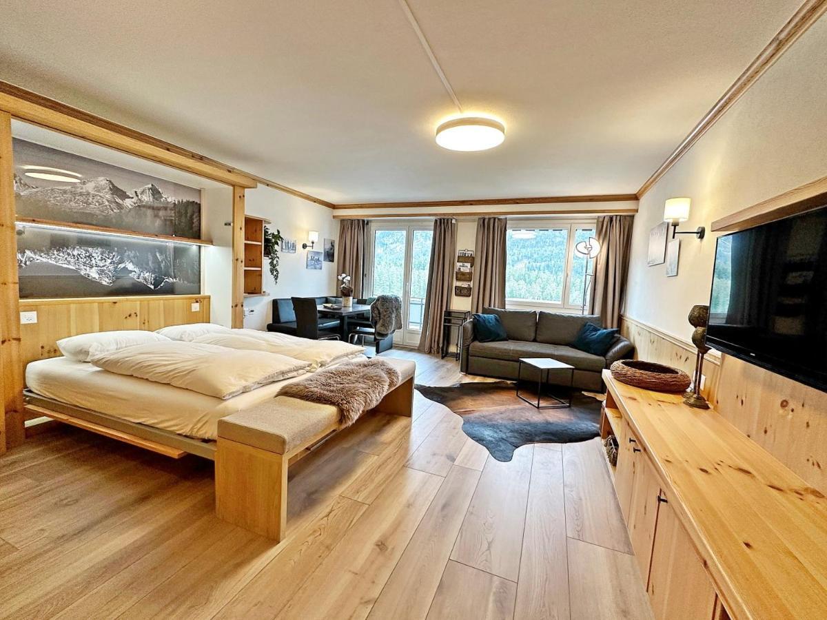 42M2 Alpenschick Mit Balkon, Ausblick, Pool - E405 Daire Saint-Moritz Dış mekan fotoğraf