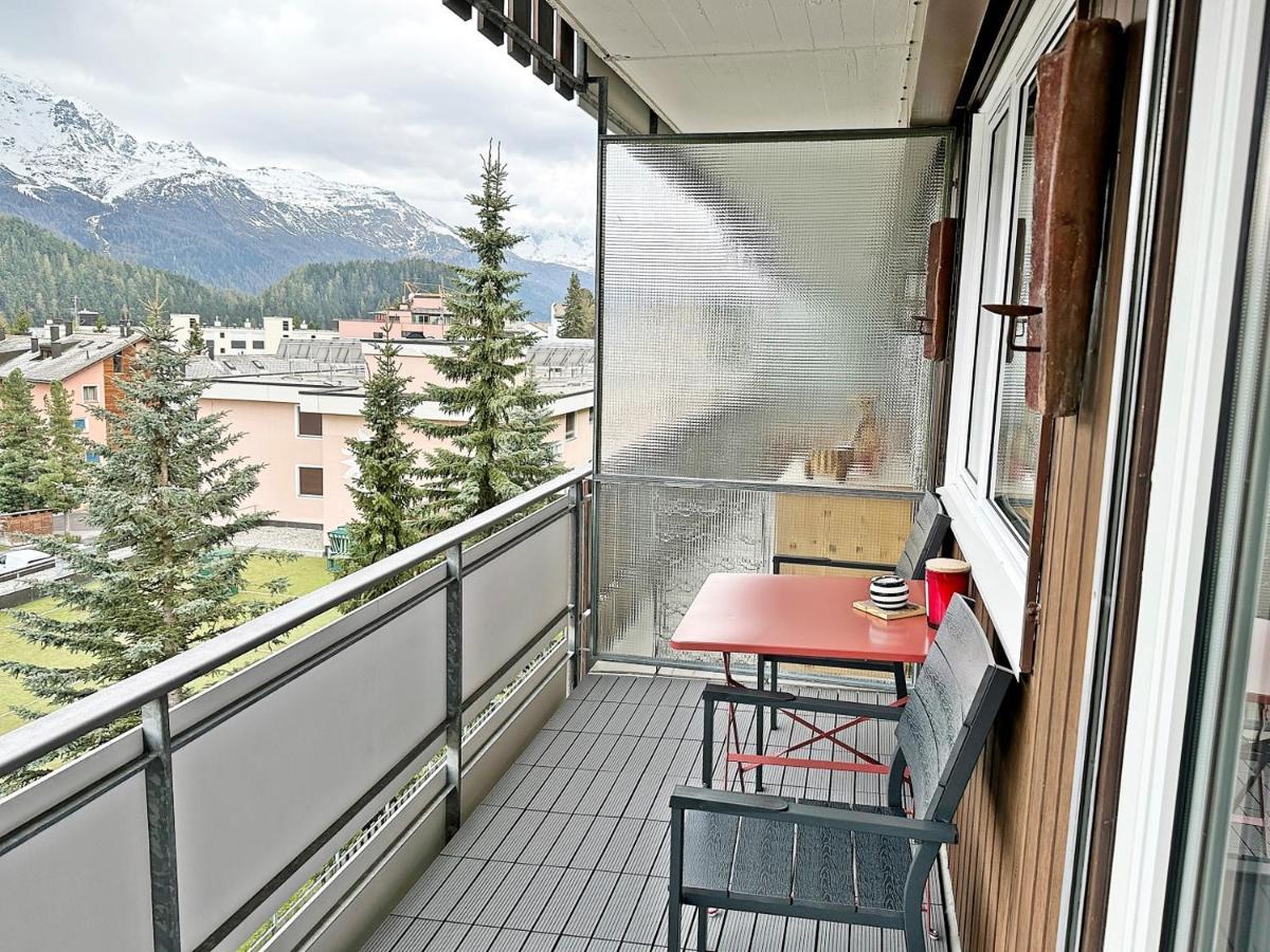 42M2 Alpenschick Mit Balkon, Ausblick, Pool - E405 Daire Saint-Moritz Dış mekan fotoğraf