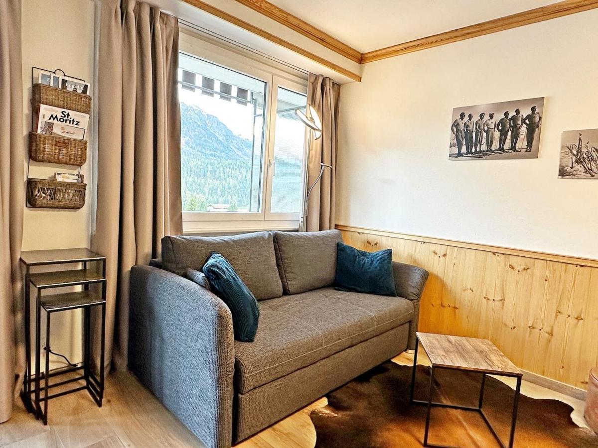 42M2 Alpenschick Mit Balkon, Ausblick, Pool - E405 Daire Saint-Moritz Dış mekan fotoğraf